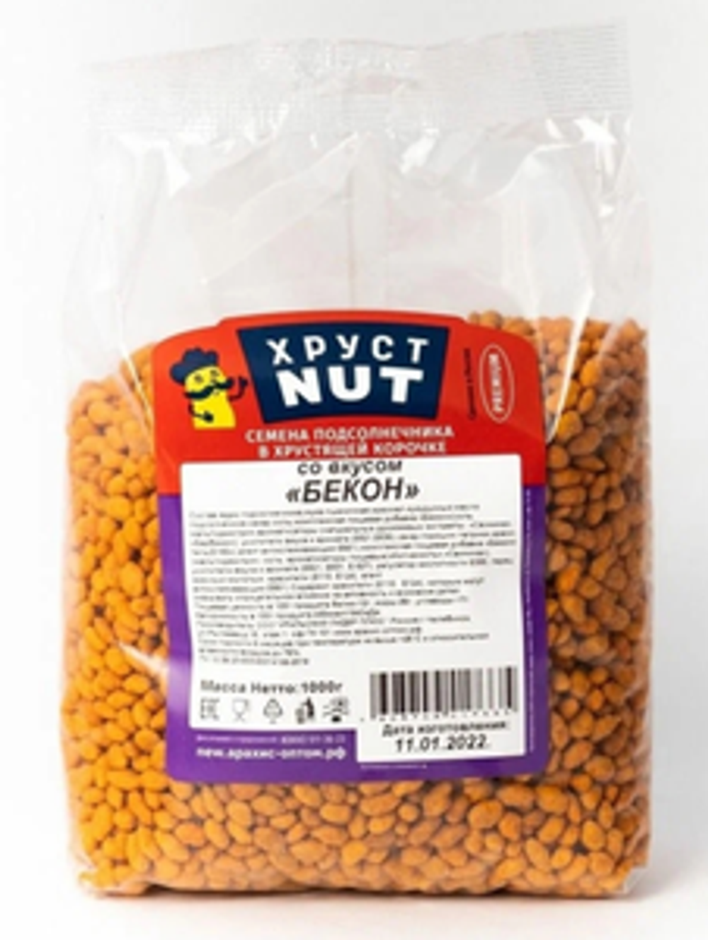 ХрустNUT БЕКОН Семечки в корочке 1кг