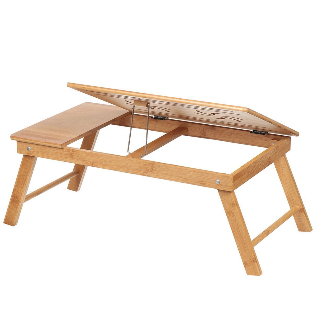 Столик-поднос для ноутбука бамбук, 59.5х32.8х35 см, Катунь, КТ-СН-01