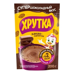 Какао ХРУТКА cупершоколадный, 200 г