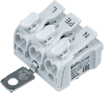 Клеммы монтажные Navigator 61 692 NTC-CMK-923PLG-3-50 (50 шт/упак)