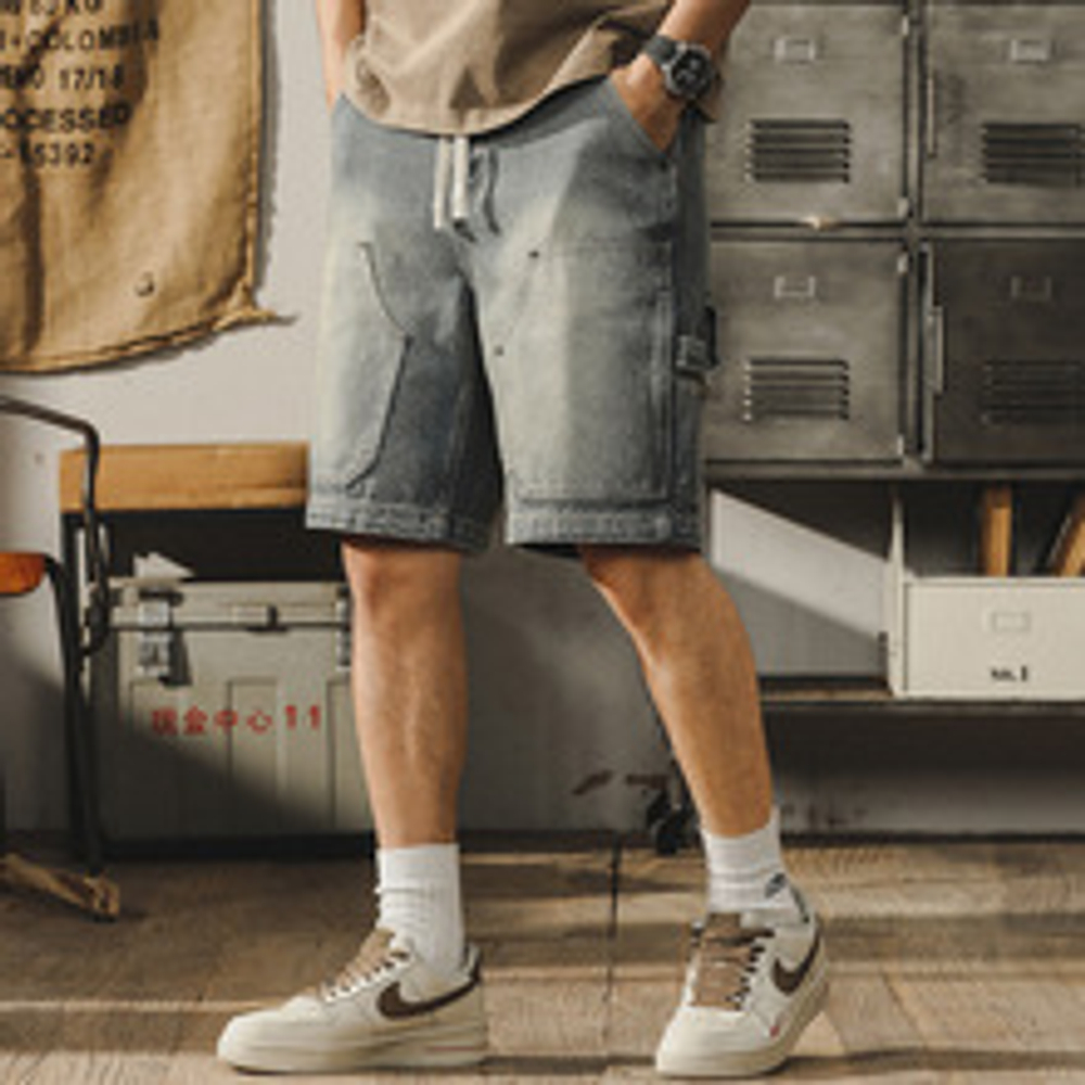 Джинсовые шорты для мужчин от бренда JIELEINUO