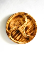 Менажница деревянная сервировочная из кедра для подачи