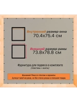Рамка для постера и фотографий 70x75