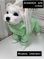Дождевик для собак, водонепроницаемый
