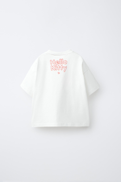 ZARA ФУТБОЛКА HELLO KITTY © SANRIO, БЕЛЫЙ