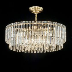 Citilux Фонда CL303223 Люстра хрустальная подвесная Бронза