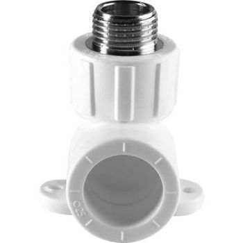 Угольник с наружной резьбой с креплением 25х1/2"