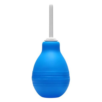 Анальный душ Enema Bulb Blue (Цвет: голубой с белым)