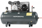 Компрессор поршневой с ременной передачей 380В, ресив. 270л, 880л/мин NORDBERG NCP300/880