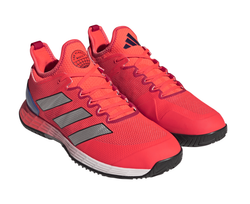 Мужские кроссовки теннисные Adidas Adizero Ubersonic 4 M Lanz - solar red/silver metallic/lucid blue