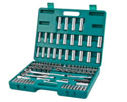 S05H48107S Набор инструмента универсальный 1/4", 3/8" и 1/2"DR, 107 предметов