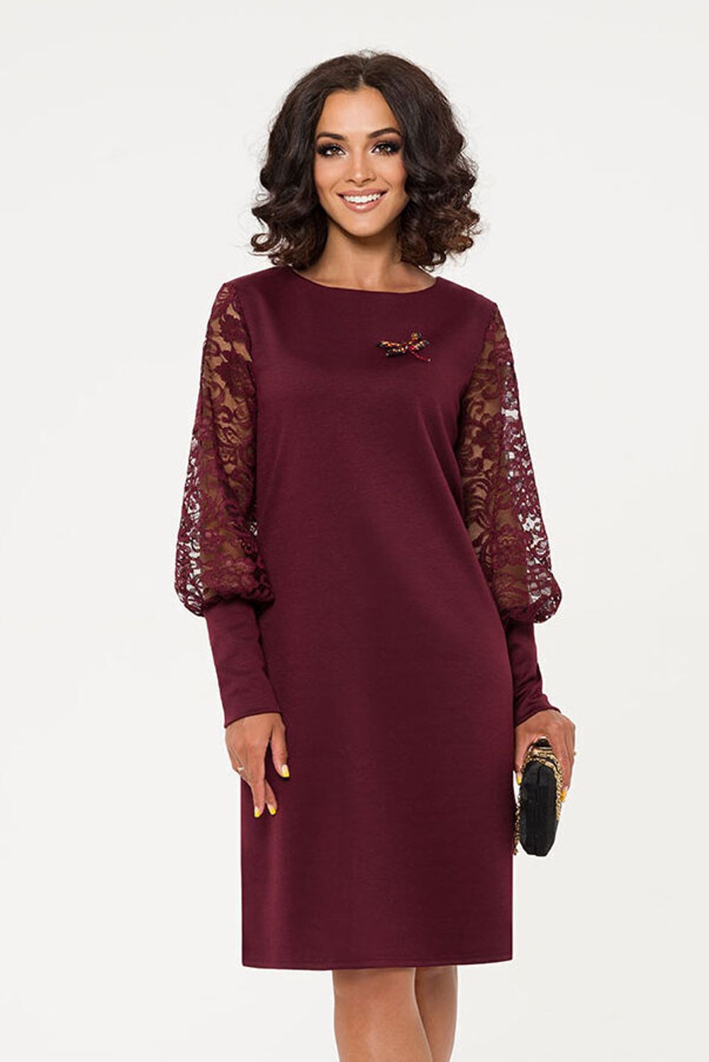 Платье Жозефина(46-56) Serenada винный (Акция)