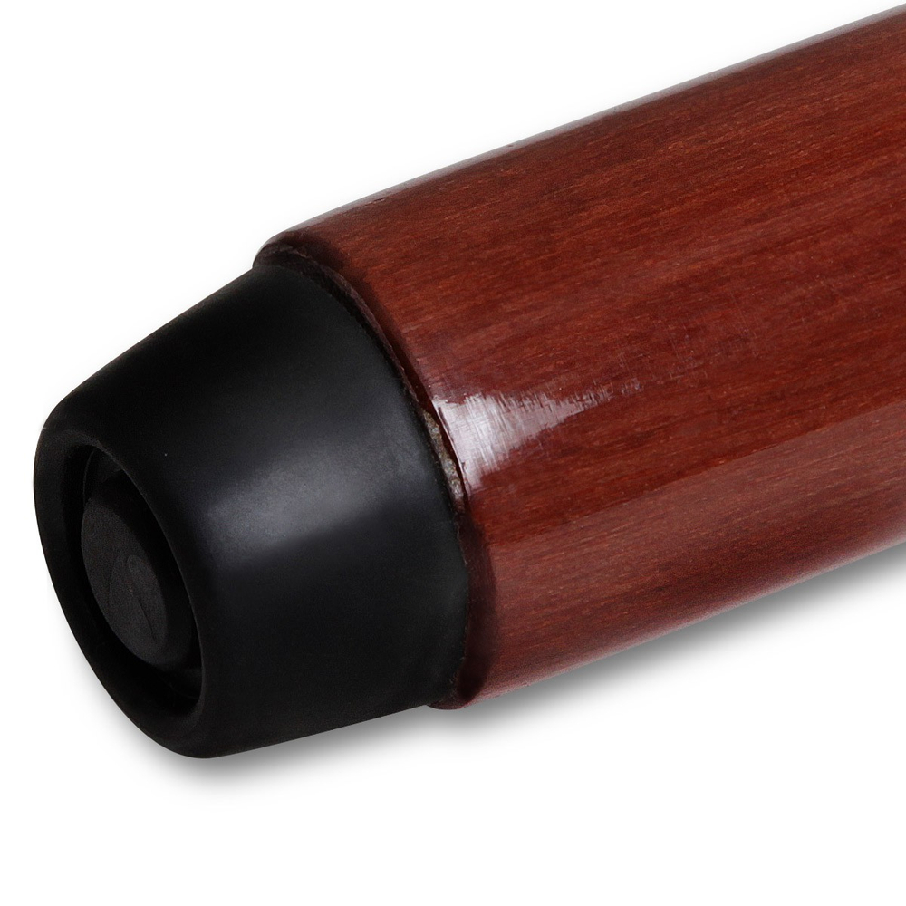 Бильярдный кий для русского бильярда Ратник, коричневый, цельный