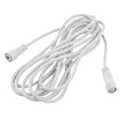 UCX-F90 E-5M-WH Удлинитель для гирлянд серии F90PRO. 5м. Статика-мерцание. IP67. Белый. TM Uniel