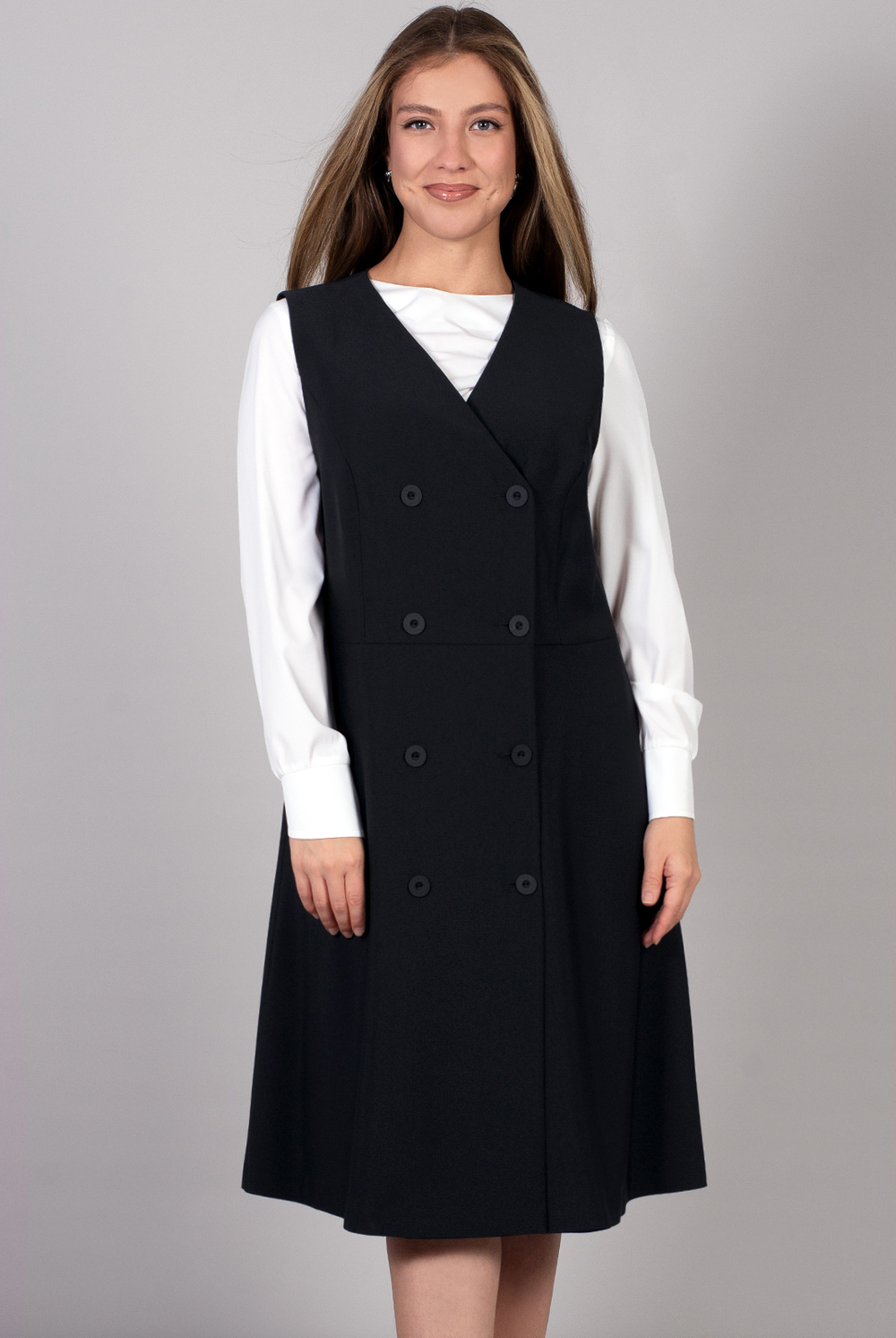 Сарафан женский 4408ЗП, черный #70Ч084408ЗП