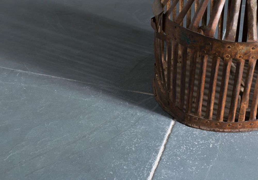 Плитка-сланец серый, натуральный скол Pharaon 600x600x10