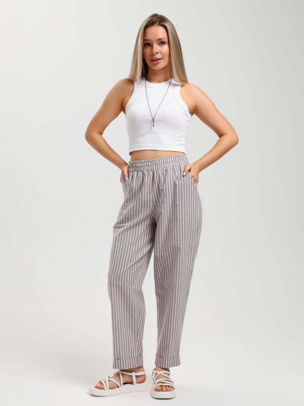 Брюки Летний день-1 Виотекс БЕЖЕВЫЙ