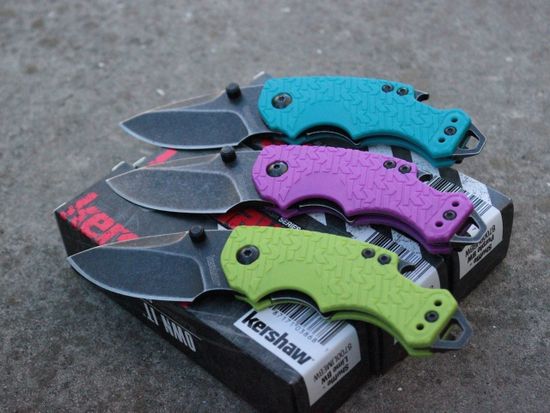 Складной нож KERSHAW Shuffle 8700TEALBW c клинком из стали 8Cr13MoV, рукоять GRN