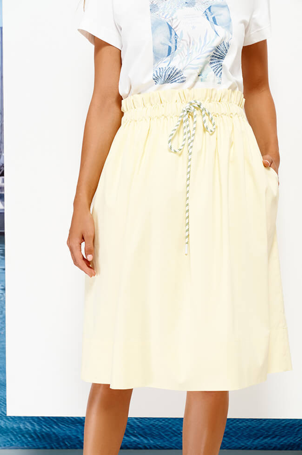 4781 Юбка женская (лимонный)