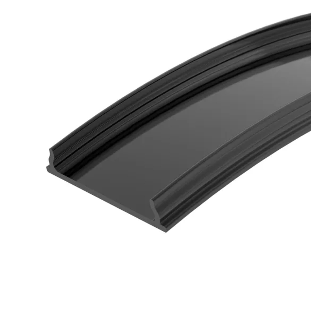 Профиль ARH-BENT-W18-2000 ANOD BLACK (Arlight, Алюминий) 039588