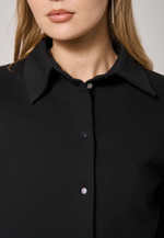 Рубашка трикотажная черная