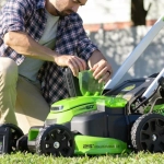 Аккумуляторная газонокосилка Greenworks GD60LM61K5 (1 x 5 Ач, ЗУ) 2519107UG