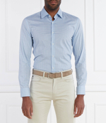 Рубашка H-HANK-kent-C1-214 BOSS BLACK - голубой(50512653)