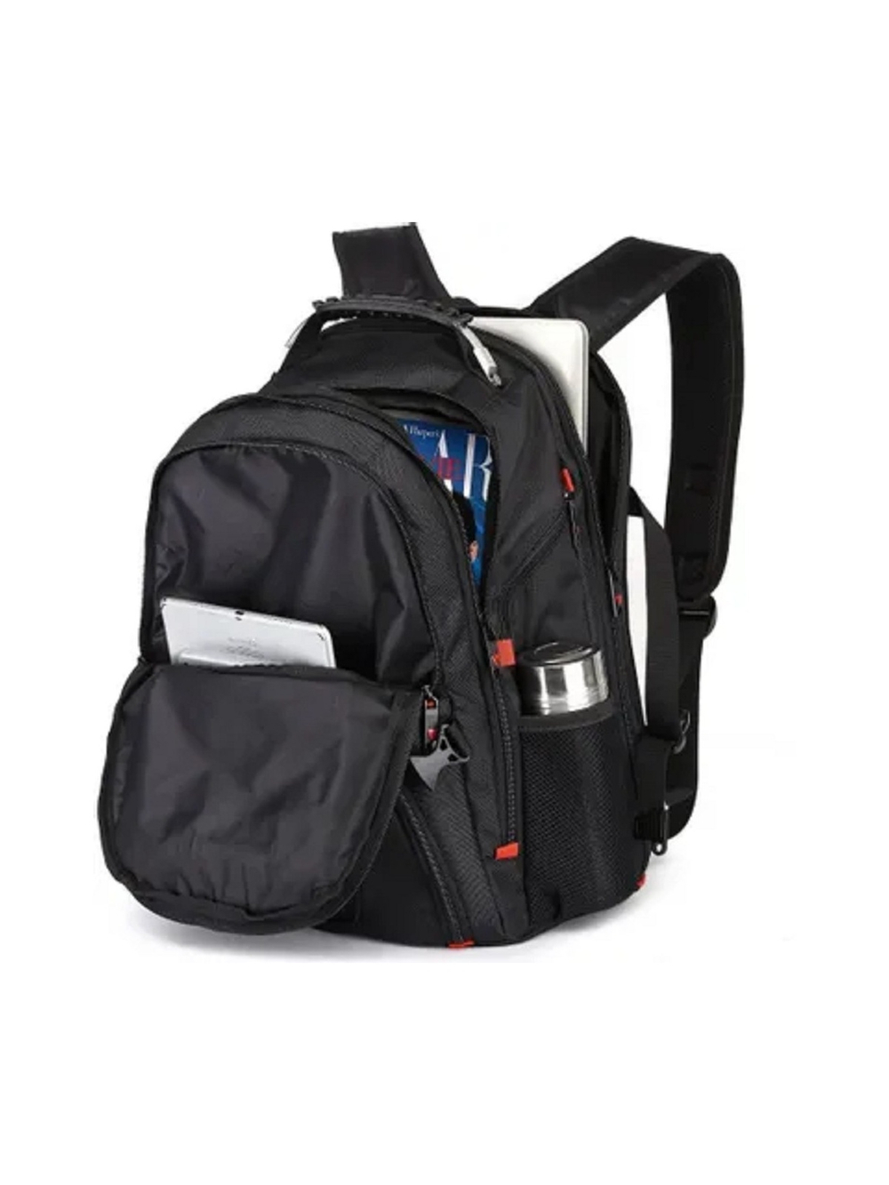 Рюкзак  Sumdex PJN-301BK 46х37х22см 37.44л. 1.16кг. полиэстр черный