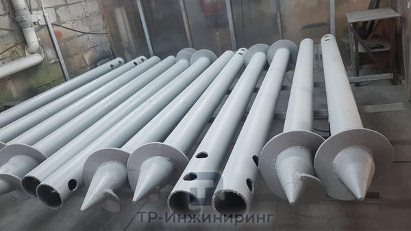 Винтовые сваи, отправленные в Тобольск Винтовые сваи, отправленные в Тобольск