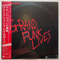 Винтажная виниловая пластинка LP Grand Funk Railroad Lives (Japan 1981) (Obi)