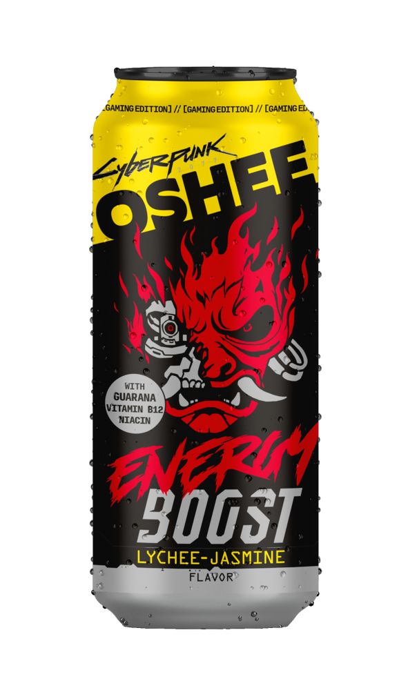 Напиток б/а OSHEE Energy Boost Cyberpunk Личи-Жасмин 500 ml