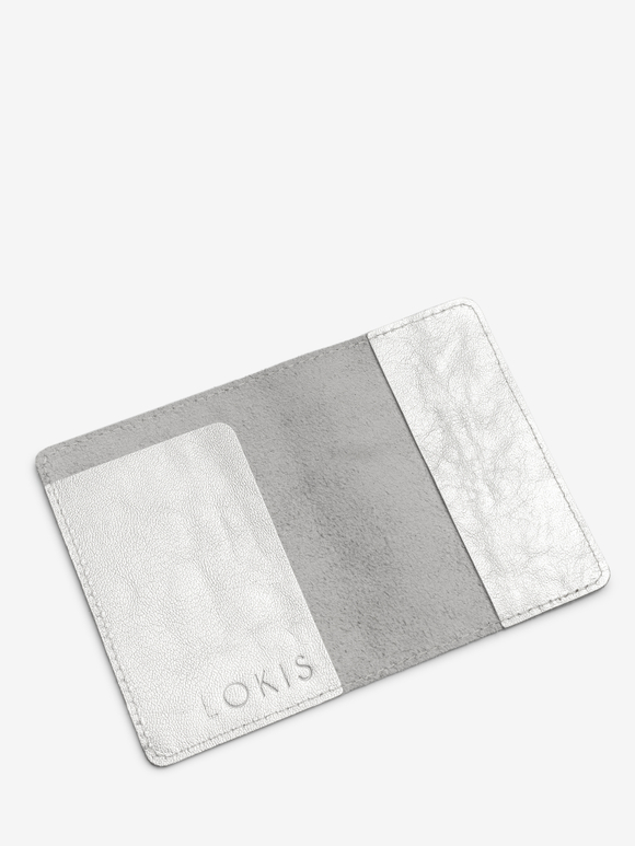 обложка на паспорт серебряный