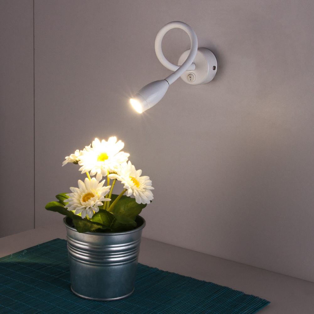 Светильник настенный регулируемый светодиодный BAND LED белый MRL LED 1116