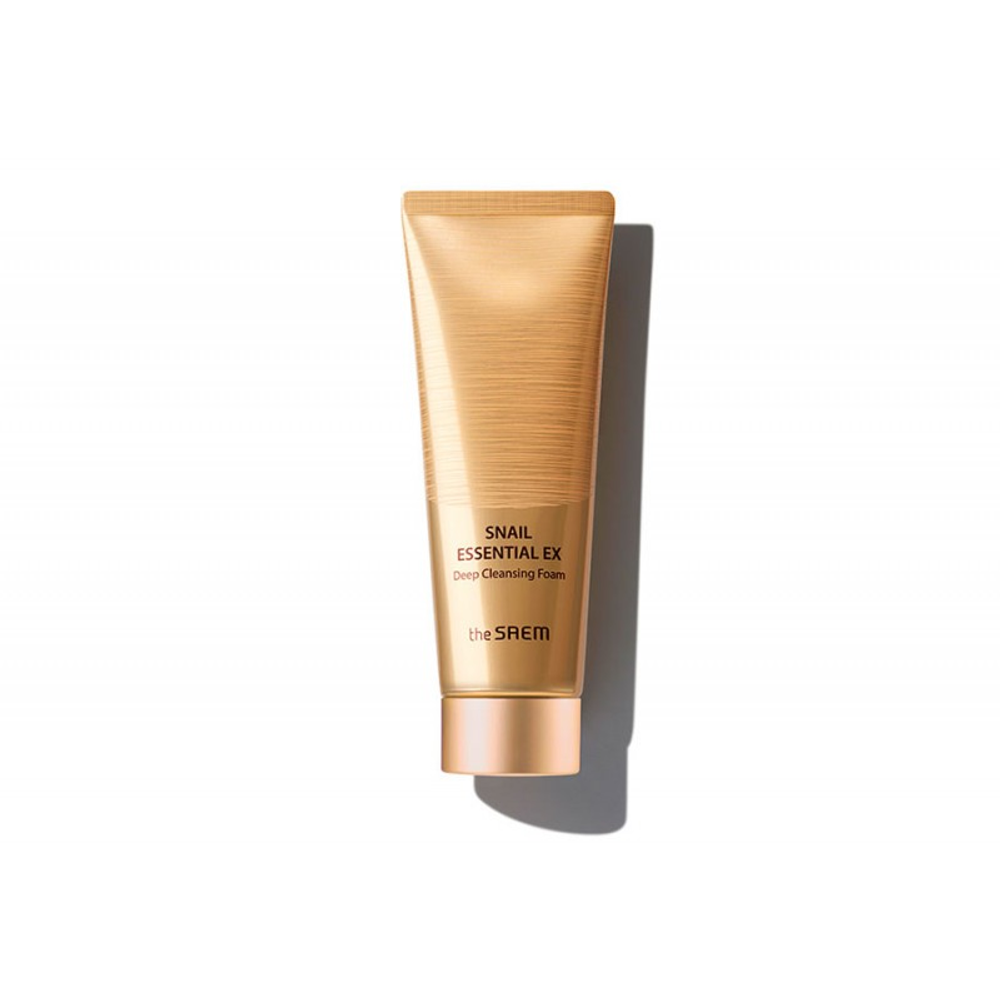 THE SAEM Очищающая пена для лица Snail Essential EX Deep Cleansing Foam 150 ml