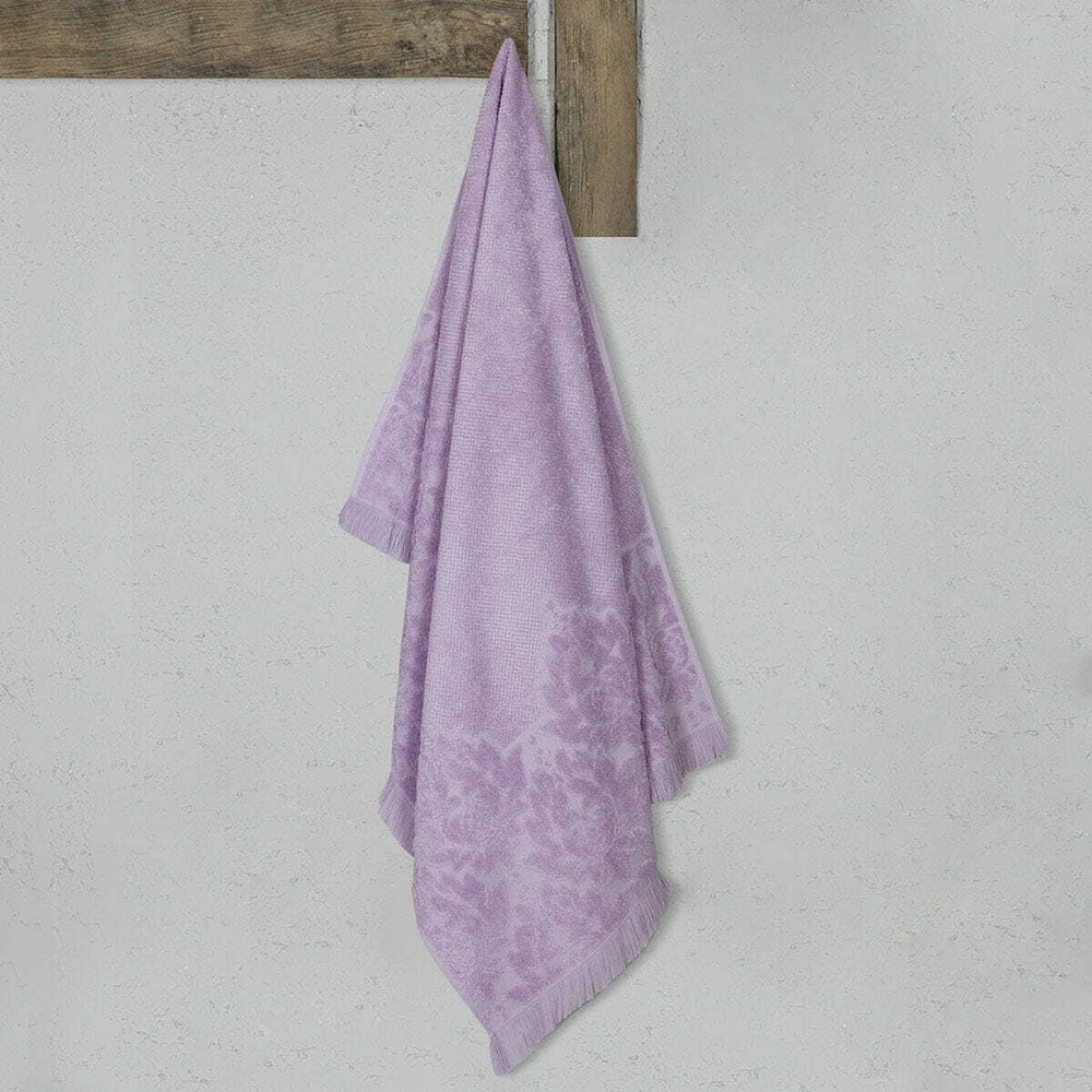 Полотенце 70х140 Arya home Elba лиловое