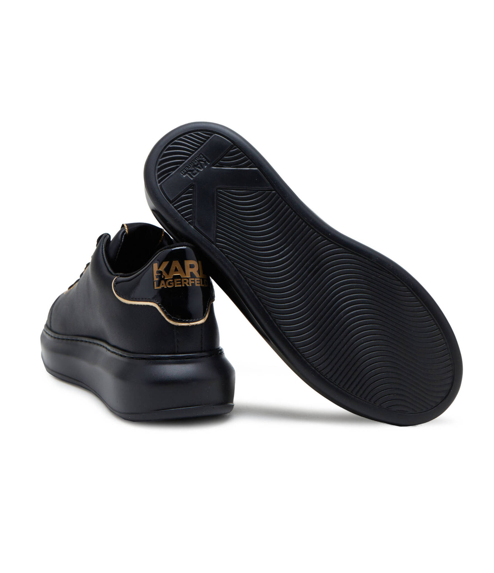 Кожаные кроссовки kapri Karl Lagerfeld - черный(KL62539F)