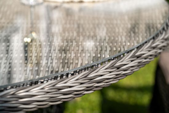 "Эспрессо–150 S" обеденная группа плетеная, цвет графит