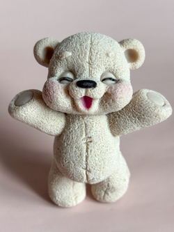 Фигурка из шок. глазури "Счастливый мишка"бежевый