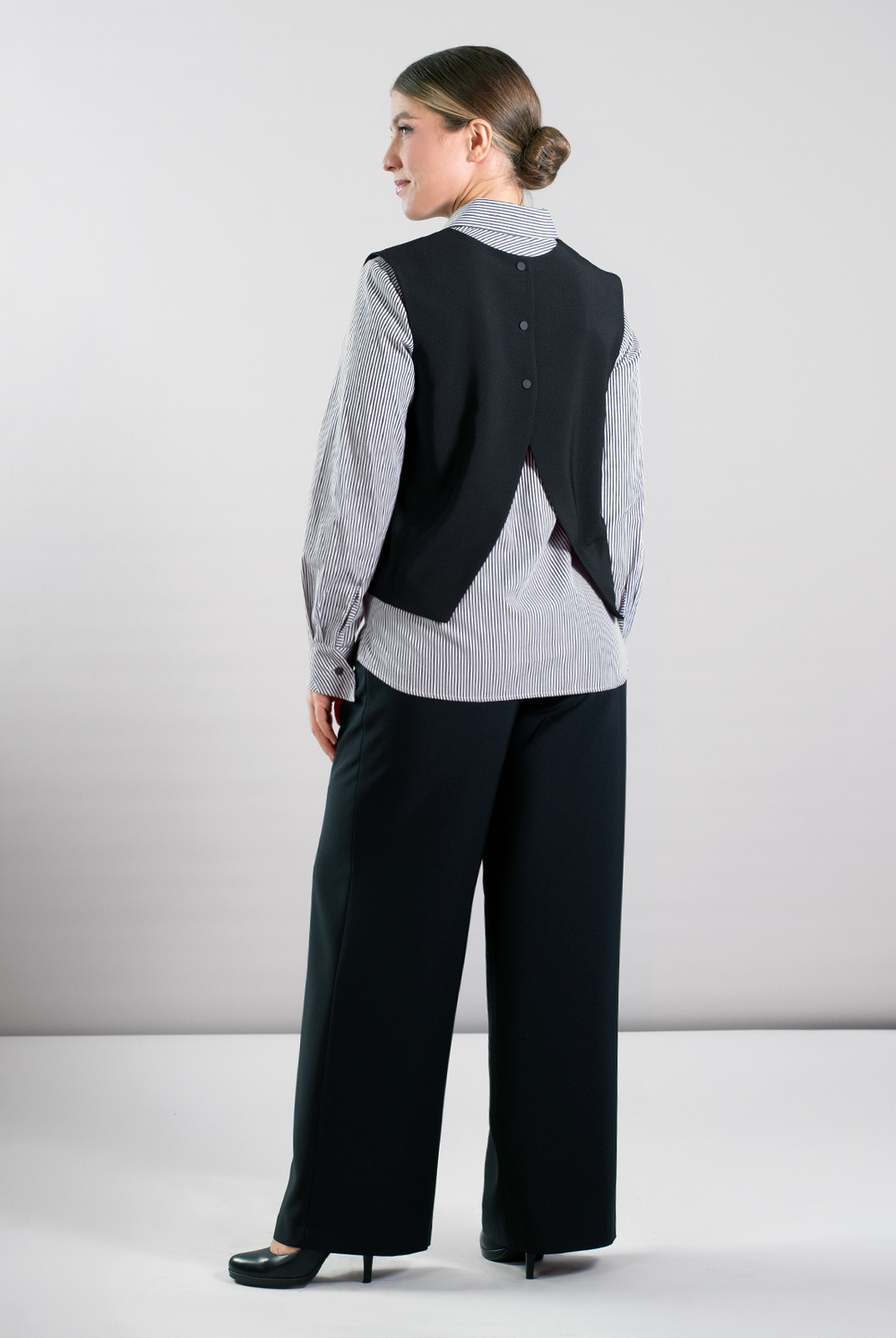 Жилет женский 2955ВП, черный #70Ч062955ВП