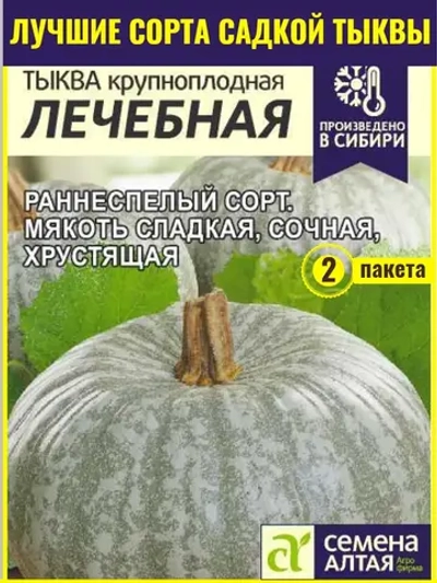 Семена Тыква Лечебная - 2 пакета