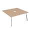 10БДКВ.278 Стол системы БЕНЧ, сдвоенный, на 2 рабочих места - конечный (1200*1435*750)