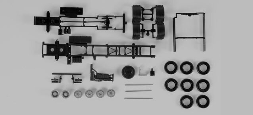 Шасси грузового автомобиля MAN TGX 3-осное с колесными парами (7,15 м). 2 шт.