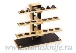 Стойка кастомная из дуба для 21 бусиныфотография - 1