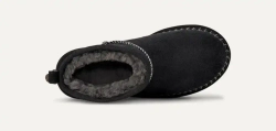 UGG Угги Classic Ultra Mini Biarritz, черный