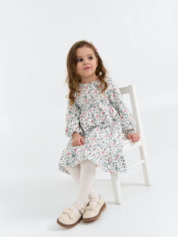 Платье с оборкой 