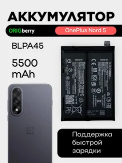 Аккумулятор для OnePlus Nord 5 5500 mAh (BLPA45)