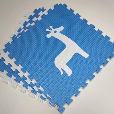 Мягкий пол "Животные Африки" 500x500x10 мм 45 шор