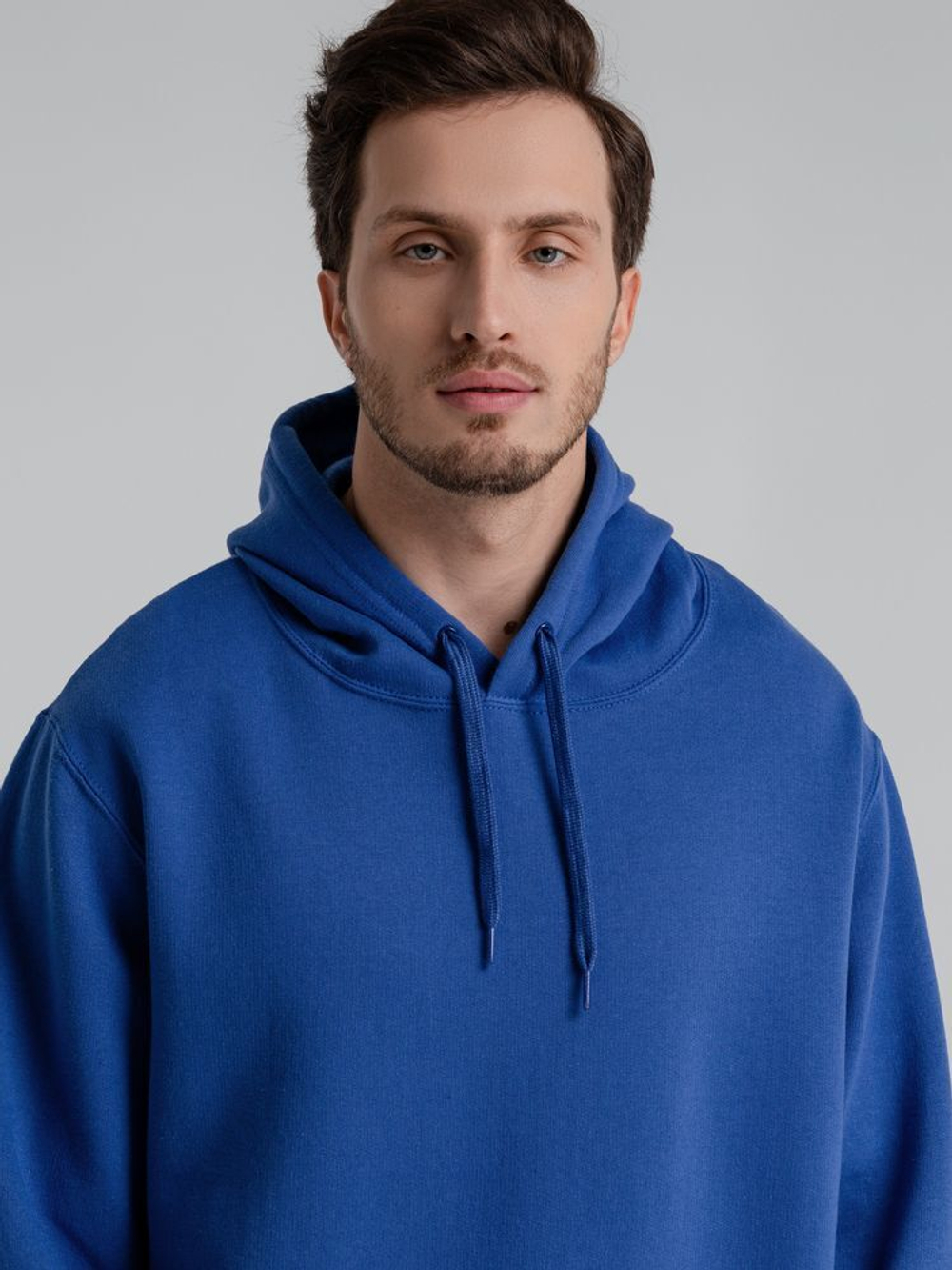 Толстовка с капюшоном Slam 320, ярко-синяя