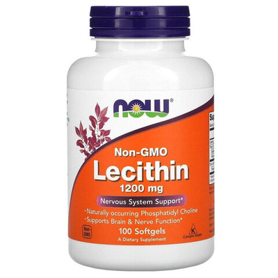 NOW Sunflower Lecithin 1200 мг. (100 капс.) [M]