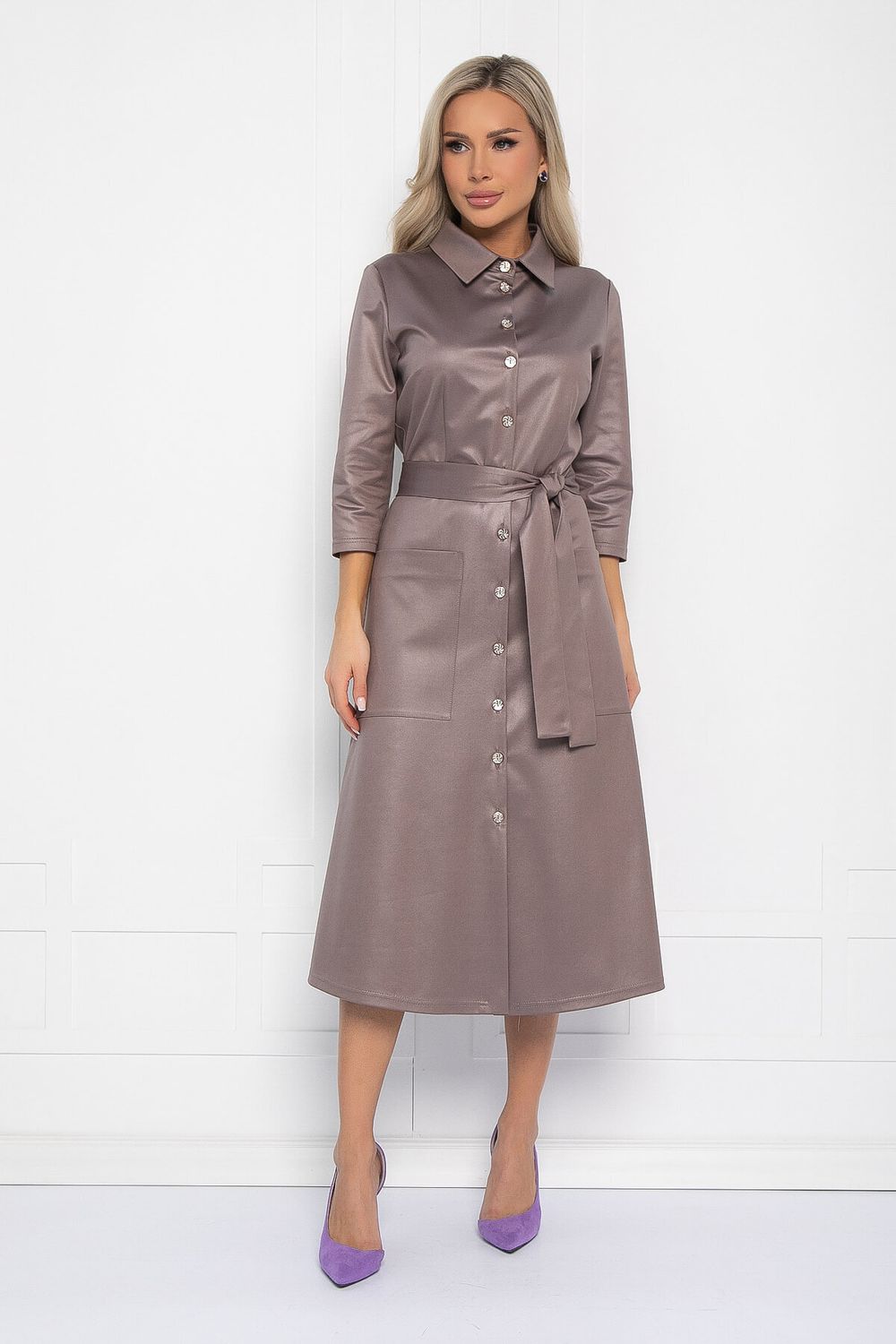 Платье Стильная штучка (капучино) П12716-18 LT Collection